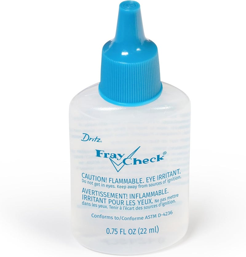 Dritz Fray Check Liquid Seam Sealant - 0.75 Fl Oz Clear Fabric Protector - Image 2